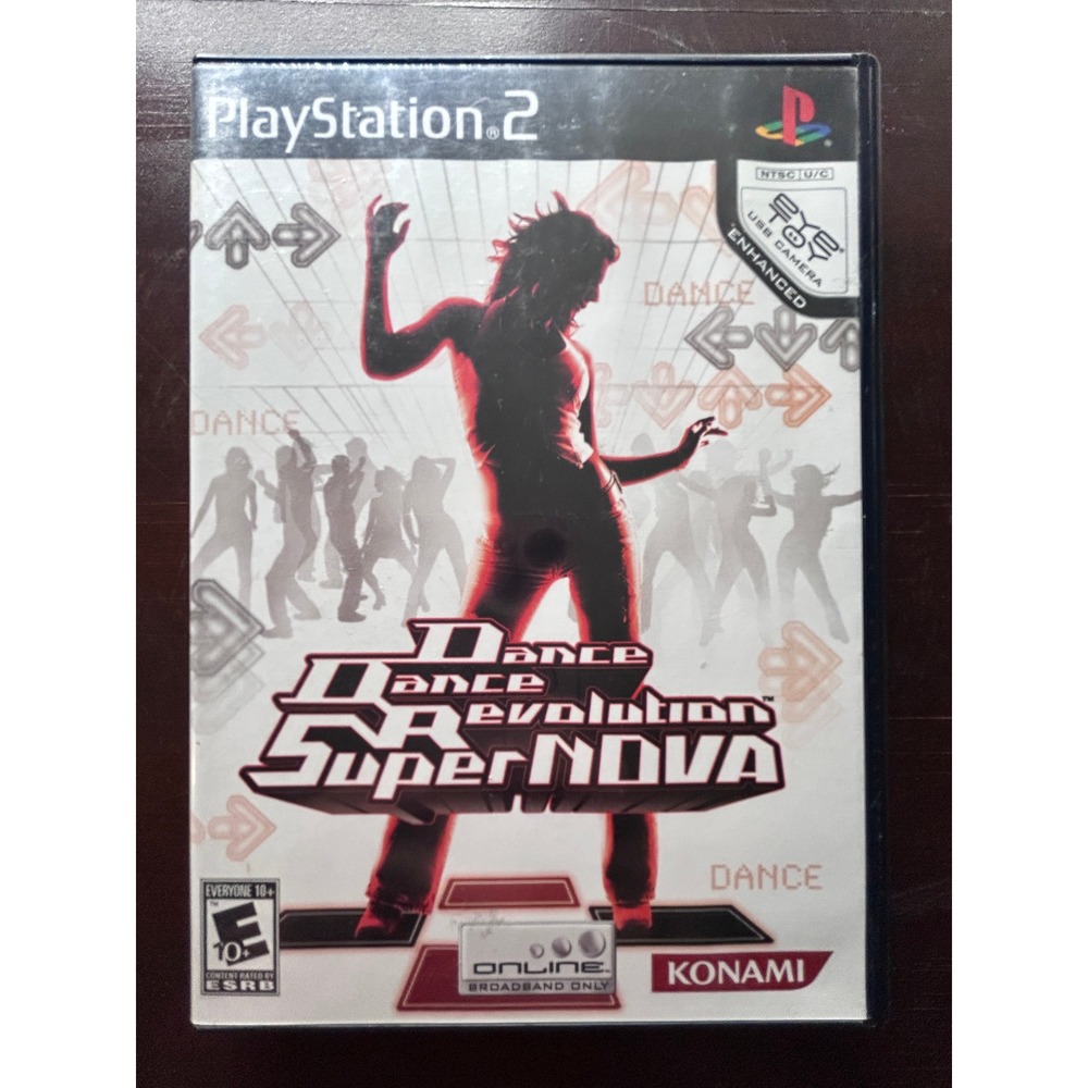 Dance Dance Revolution SuperNOVA PS2 Konami PlayStation 2 Game-manual-Tested